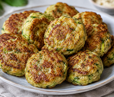 Закусочные шарики из кабачков