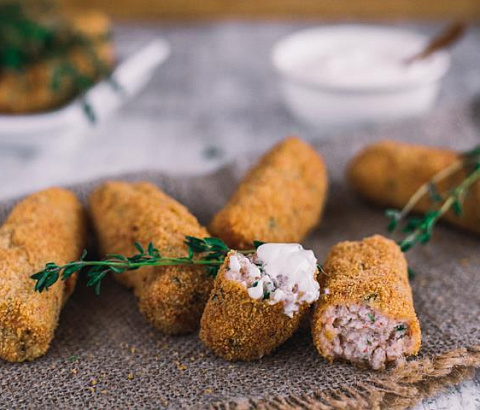 Крокеты из крабовых палочек