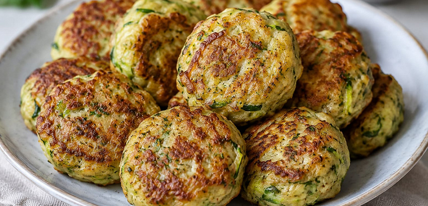 Закусочные шарики из кабачков