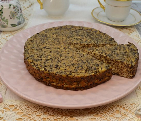 Творожная запеканка с тёртым шоколадом (без муки)