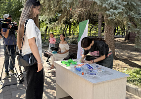 В Темиртау прошла экологическая акция «Пластиксіз қала