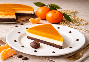 Мандариновый чизкейк