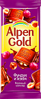ШОК ALPEN GOLD 90/100Г ФУНДУК С ИЗЮМОМ(29) ШОК ALPEN GOLD 90/100Г ФУНДУК С ИЗЮМОМ(29)