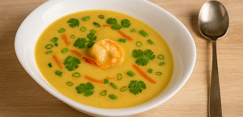 Тыквенный суп со вкусом карри