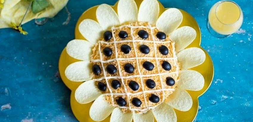 Салат Подсолнух