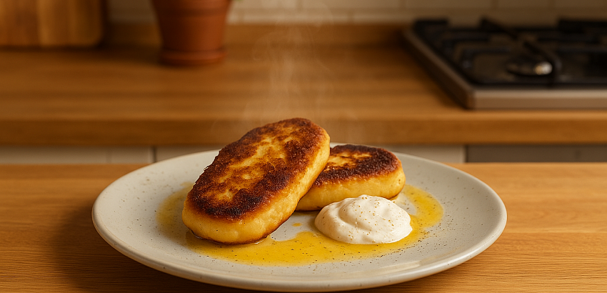 Зразы картофельные с луком и яйцом