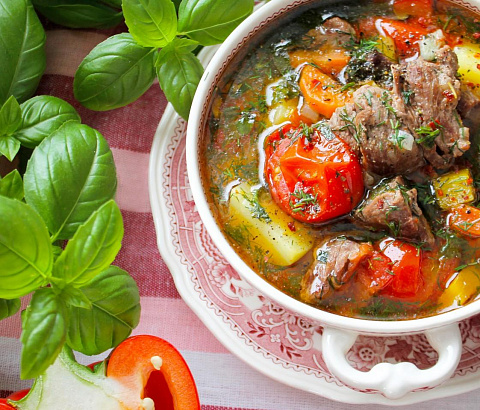Шулюм из говядины с овощами