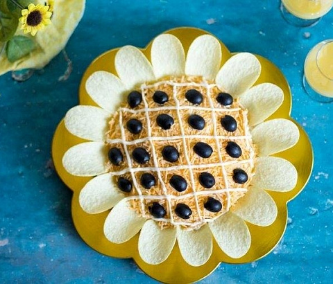 Салат Подсолнух